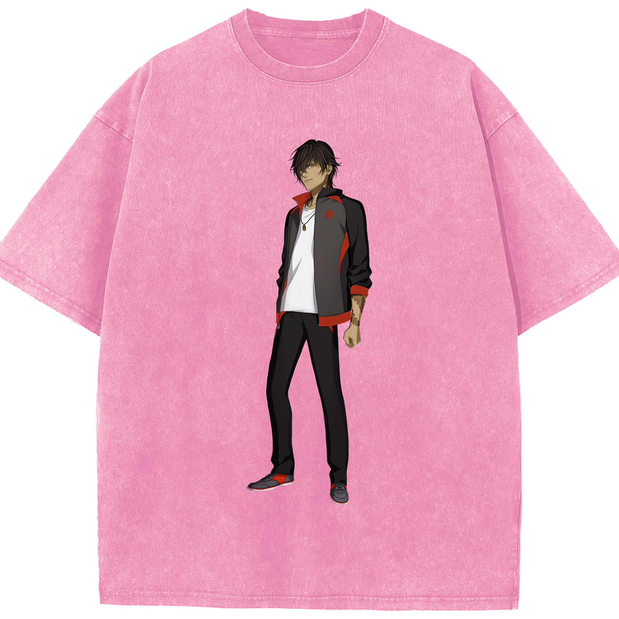 （画像用） 刀剣乱舞 Touken Ranbu 綿100% ヴィンテージ風 半袖Tシャツ（フロントプリント）